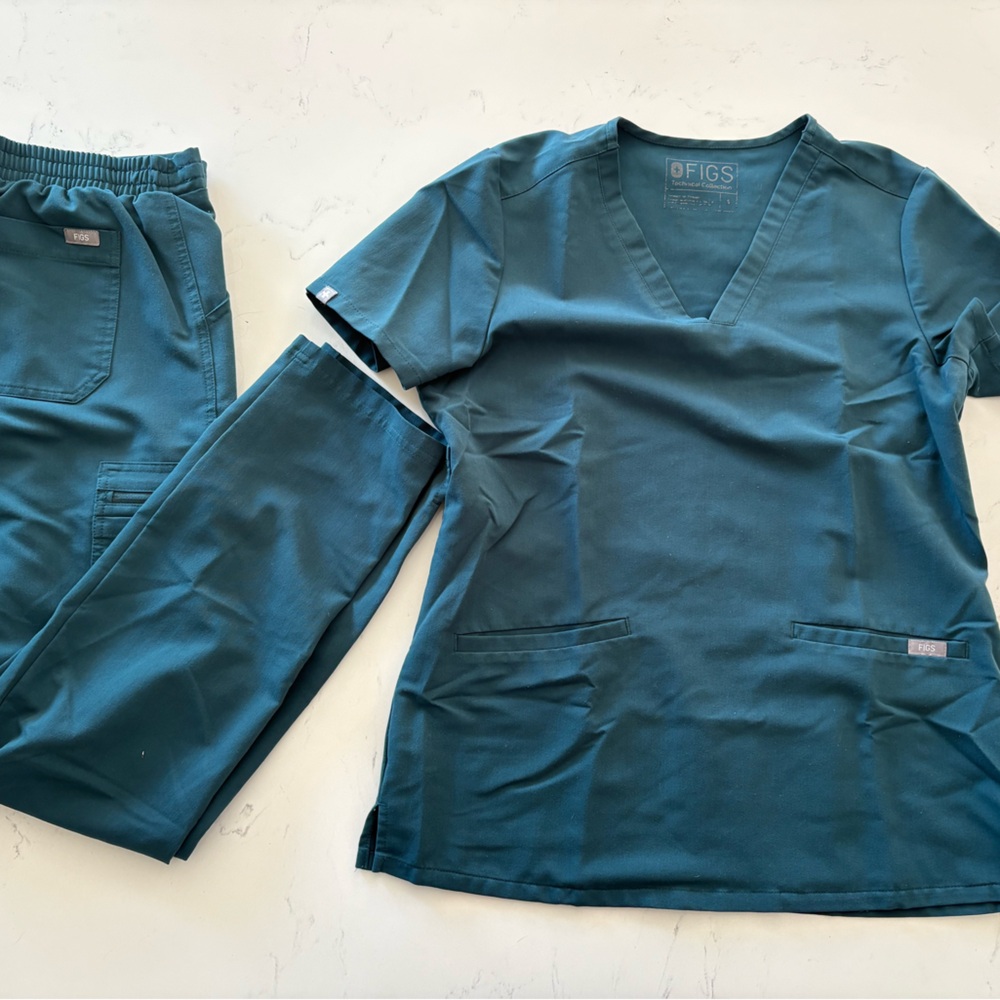 Figs Deep Teal Medical Scrub Set